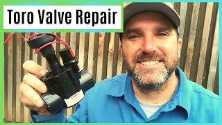 Toro Sprinkler Valve Repair  How To Fix A Toro Valve [upl. by Aztiram]