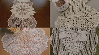 Crafting Beautiful Crochet Tablecloths Easy Patterns amp Techniquesquotcrochet doilycrochet runnerr [upl. by Ahcsas]