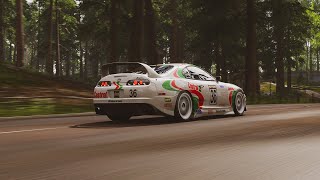 Castrol Supra  Forza Horizon 4 Speed Art Gameplay   4k [upl. by Hole186]