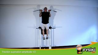 Musculation pour les bras et le dos  Traction supination amplitude 12 [upl. by Silrak]