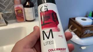 Celeb Luxury Viral and Gem Lites Colorwash Color Depositing Shampoo Review [upl. by Lull]