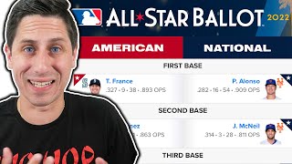 My EARLY 2022 MLB All Star Game Starter PICKS [upl. by Kroy]