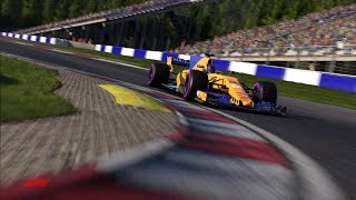 F1 2017 RedBull Ring hot lap  McLaren MCL32 [upl. by Elyn451]