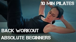 PILATES BACK WORKOUT FOR BEGINNERS pilates workout sports fitness spine healthylifestyle [upl. by Auberon924]