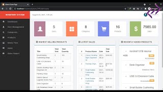 Inventory Management System in PHP MySQL with Source Code  CodeAstro [upl. by Ursal]