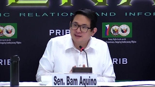 Bam mulls charges Senate probe vs Aguirre [upl. by Mickey]