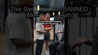 I GOT BANNED FROM A GYM😭 fyp comedy funny gym gymhumor lift bodybuilding viral therant [upl. by Peckham]