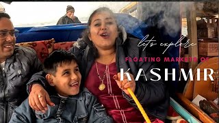 Amazing SHIKARA ride in DAL LAKE  Episode 3  Kashmir Vlog Series 2023 [upl. by Friend]