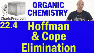 224 Hofmann Elimination and Cope Elimination  Organic Chemistry [upl. by Haroppizt]