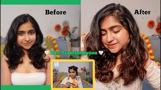 Hair Transformation at Home ft Garnier Color Natural  Hair Color at Home  Diwali ready [upl. by Ahsieuqal]