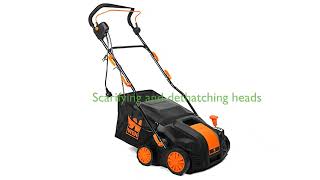 Review WEN DT1516 Electric DethatcherScarifier ESSENTIAL details [upl. by Aytnahs34]