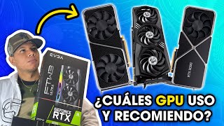 ¿CUALES GPU USO PARA MINAR CRIPTOMONEDAS 💰🤔 [upl. by Novaat]