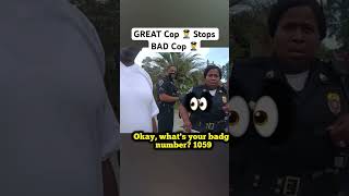 Good cop SPOTS Crooked Cop lawenforcement cops shorts shortvideo trendingshorts [upl. by Suoicul791]