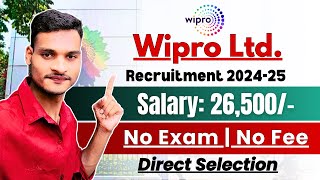 Wipro Recruitment 2024  WIPRO Work From Home Job  Wipro Vacancy 202425  Stireless Zone [upl. by Einnaej]