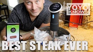 Anova Sous Vide BEST Steak EVER  Immersion Circulator [upl. by Yorke]