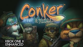 Conker Live amp Reloaded  Xbox One X Enhanced 4k Multiplayer Gameplay 1 2160p [upl. by Niel]