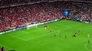 Champions League Final 2012 Munich Drogba Last Penalty Bayern München vs Chelsea FC [upl. by Oriana594]