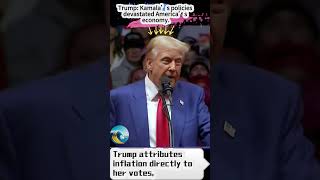 60S Trending News  Trump Claims Kamala Harris Destroyed the Economy [upl. by Naitirb346]