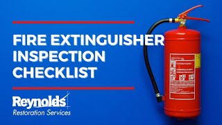 Safety Checklist How to Inspect A Fire Extinguisher [upl. by Enirhtak]