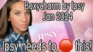 Boxycharm By Ipsy Jan 2024 Unboxing  IPSY This Has to stop [upl. by Acinemod638]