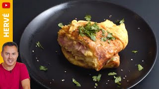 Omelette farcie jambon fromage  Lidl Cuisine [upl. by Htiekram]