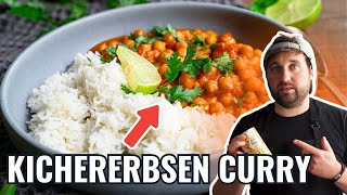 Vegetarisches Kichererbsen Curry in 15 Minuten [upl. by Norvell]