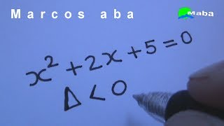 Equação do segundo grau  Delta negativo [upl. by Nnov]