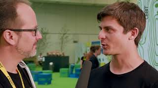 CEBIT  dtalk Interview Josh Tetrick Just [upl. by Deutsch]