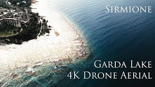 Sirmione  Lake Garda  4K Drone Aerial [upl. by Barger]