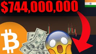 गौर करें ये BITCOIN व्हेल 744 MILLION के BITCOIN बेचने वाली है कैसे बचें इस डिप से… [upl. by Arrakat578]