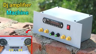 mini amplifier machine kaise banaen dj amplifier machine at home amplifier mixer homemade amplifier [upl. by Cotterell240]