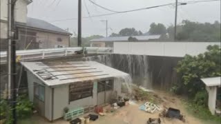 「水かさがどんどん増えてくる」与論町で記録的短時間大雨情報 厳重警戒を [upl. by Ahsemrak]