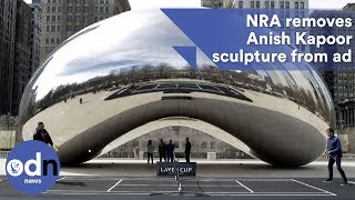 NRA removes Anish Kapoors sculpture from ad [upl. by Karlow]