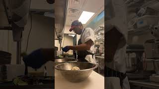 Service on garde manger fypage chef cooking work restaurant pov hiphop music rap food [upl. by Seed586]