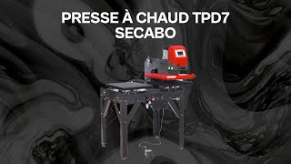 Réaliser des transferts DTF avec une PRESSE À CHAUD TPD7 Secabo [upl. by Darmit]