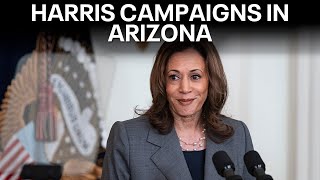 Vice President Kamala Harris campaigns in Arizona  FOX 29 News Philadelphia [upl. by Gnaw]