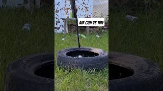 I Tested Whether An Air Rifle Can Puncture A Car Tire 🤔 [upl. by Nitsa]