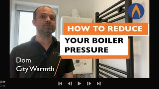 Combi Boiler too much pressure How to reduce boiler pressure [upl. by Anwad]