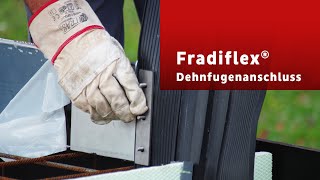 Einfache Verbindung zwischen einem PVCFugenband und dem beschichteten Fugenblech Fradiflex® [upl. by Olyhs174]