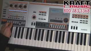 Kraft Music  Casio XWP1 Keyboard Demo with Mike Martin [upl. by Anileh232]