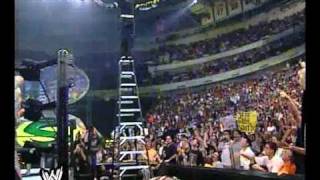 Jeff Hardy Swanton Bomb from a Ladder at Summerslam 2000 [upl. by Aiuqenehs]