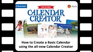 How to Create a Basic Calendar using the all new Calendar Creator [upl. by Avruch108]