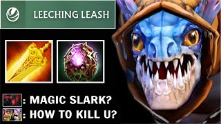 LEECHING LEASH Magic Slark is Secretly OP Crazy Radiance OC Build Cant Kill 0 Deaths WTF Dota 2 [upl. by Atiragram996]