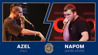 Beatbox World Championship 🇮🇹 Azel vs NaPom 🇺🇸 Quarterfinal [upl. by Adamik381]