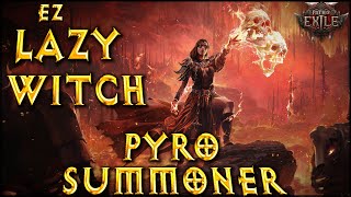 EZ Lazy Witch Pyro Summoner Poe2 Starter Build [upl. by Lomaj]