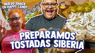 Así preparamos LAS TOSTADAS TIPO SIBERIA y un SNACK SORPRESA  Luisito Delgadoo [upl. by Conard]