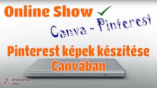 Pinterest képek készítése Canvában [upl. by Novahs794]