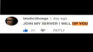 This Guy Left a Comment on My Video so I Joined His Server [upl. by Saidnac]