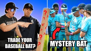 We Asked TOP RANKED PLAYERS to TRADE Their Baseball Bat For a MYSTERY BOX [upl. by Obocaj]