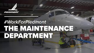 The Aircraft Maintenance Department  WorkForPiedmont [upl. by Zilada]